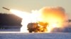 Пуск ракеты с установки HIMARS.