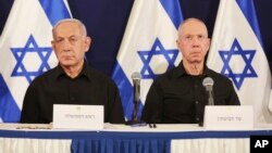 Thủ tướng Israel Benjamin Netanyahu và cựu Bộ trưởng Quốc phòng Gallant - hai nhân vật bị ICC ra trát bắt