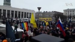 Митинг памяти Бориса Немцова в Санкт-Петербурге